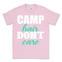 Bubblegum Pink Camp Hair Don't Care Black Classic Tee - Bettercallsaul