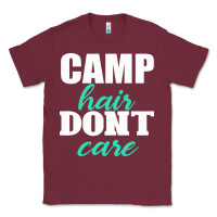 Burgundy Camp Hair Don't Care Black Classic Tee - Bettercallsaul