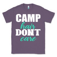 Lavender Camp Hair Don't Care Black Classic Tee - Bettercallsaul