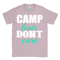 Lilac Camp Hair Don't Care Black Classic Tee - Bettercallsaul