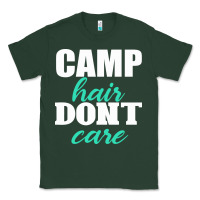 Sports Green Camp Hair Don't Care Black Classic Tee - Bettercallsaul
