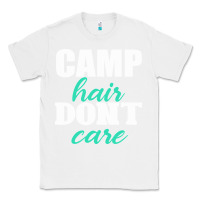 White Camp Hair Don't Care Black Classic Tee - Bettercallsaul