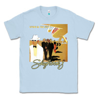 Dusty Blue ausrock 08 skyhooks vintage living in the 70's Classic Tee - lanVoArt