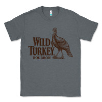 Charcoal Heather wild turkey bourbon Classic Tee - lanVoArt