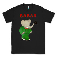 Black babar the elephant Classic Tee - lanVoArt
