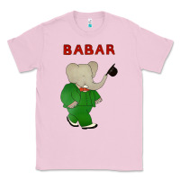 Bubblegum Pink babar the elephant Classic Tee - lanVoArt
