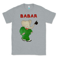 Heather Grey babar the elephant Classic Tee - lanVoArt