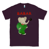 Plum babar the elephant Classic Tee - lanVoArt