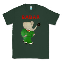 Sports Green babar the elephant Classic Tee - lanVoArt