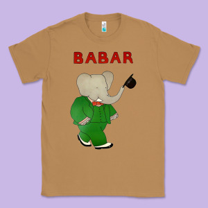Babar The Elephant Classic Tee Designed By Lanvoart
