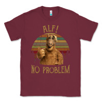 Burgundy alf alien no problem vintage Classic Tee - lanVoArt