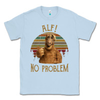 Dusty Blue alf alien no problem vintage Classic Tee - lanVoArt