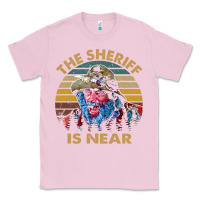 Bubblegum Pink the sheriff is near blazing art saddles do it vintage gift for fans Classic Tee - lanVoArt