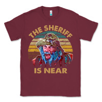 Burgundy the sheriff is near blazing art saddles do it vintage gift for fans Classic Tee - lanVoArt