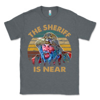 Charcoal Heather the sheriff is near blazing art saddles do it vintage gift for fans Classic Tee - lanVoArt