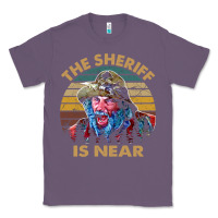 Lavender the sheriff is near blazing art saddles do it vintage gift for fans Classic Tee - lanVoArt