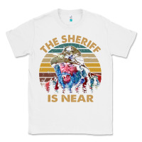 White the sheriff is near blazing art saddles do it vintage gift for fans Classic Tee - lanVoArt