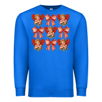 True Royal Valentines Eros and bow Premium Sweatshirt - CowhideDigitalArt