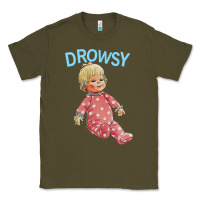 Army Green drowsy doll Classic Tee - lanVoArt