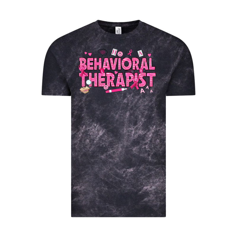 Breast Cancer Behavioral Therapist Vintage Tee by texasbilliewilder | Teevron