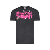 Vintage Black Breast Cancer behavioral therapist Vintage Tee - texasbilliewilder