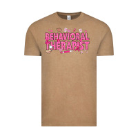 Vintage Coffee Breast Cancer behavioral therapist Vintage Tee - texasbilliewilder