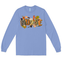 Colony Blue fall nurse Long Sleeve Tee - CowGirlArtShop