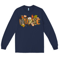 Navy fall nurse Long Sleeve Tee - CowGirlArtShop