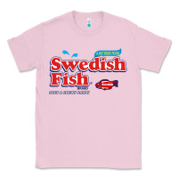 Bubblegum Pink swedish fish Classic Tee - lanVoArt