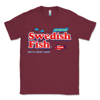 Burgundy swedish fish Classic Tee - lanVoArt