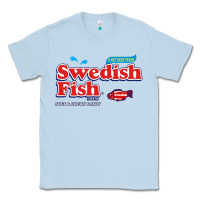 Dusty Blue swedish fish Classic Tee - lanVoArt