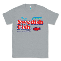 Heather Grey swedish fish Classic Tee - lanVoArt