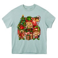 Arona Christmas Elf Truck Heavy Core Tee - BundleAndBundleShop