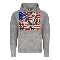 Cloud Rock cowhide amerikan flag Vintage Hoodie - TumblerDesignByShophia