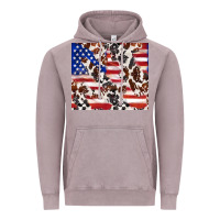 Vintage Zinc cowhide amerikan flag Vintage Hoodie - TumblerDesignByShophia