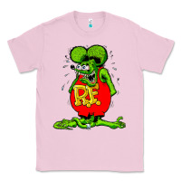 Bubblegum Pink ratfink Classic Tee - lanVoArt