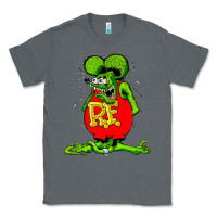 Charcoal Heather ratfink Classic Tee - lanVoArt