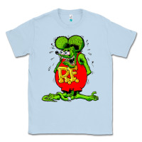 Dusty Blue ratfink Classic Tee - lanVoArt