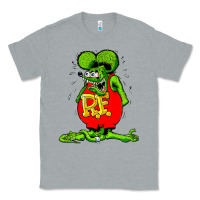 Heather Grey ratfink Classic Tee - lanVoArt