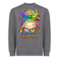 Storm LGBTQ+ Messy Bun With Snacks Heavyweight Sweatshirt - BundleAndBundleShop