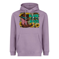 Lavender blame all on my roots Heavyweight Hoodie - RacoonDesign