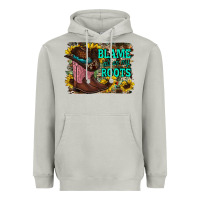 Moon Dust blame all on my roots Heavyweight Hoodie - RacoonDesign