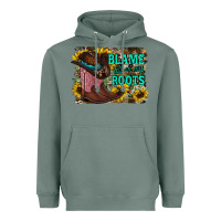 Sage blame all on my roots Heavyweight Hoodie - RacoonDesign