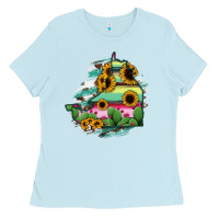Baby Blue Campeche State Of Mexico Map Ladies Tee - RanaPortraitStore