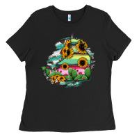 Black Campeche State Of Mexico Map Ladies Tee - RanaPortraitStore