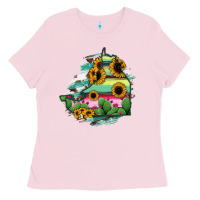Bubblegum Pink Campeche State Of Mexico Map Ladies Tee - RanaPortraitStore