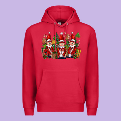 Christmas Elfs Premium Hoodie Designed By Fadigitalartstudio