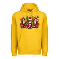 Lemon Christmas Elfs Premium Hoodie - FaDigitalArtStudio
