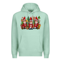 Seafoam Christmas Elfs Premium Hoodie - FaDigitalArtStudio