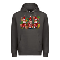 Smoke Christmas Elfs Premium Hoodie - FaDigitalArtStudio